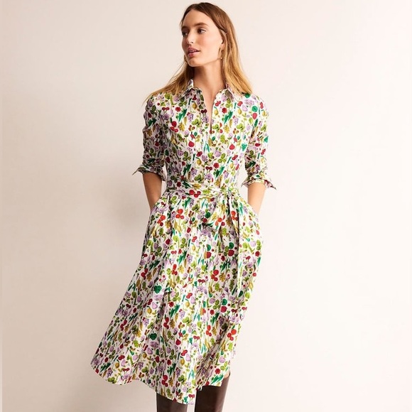 Boden | Dresses | Boden Amy Midi Shirt Dress 2 | Poshmark